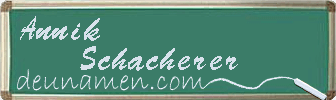 Annik Schacherer Visitenkarte